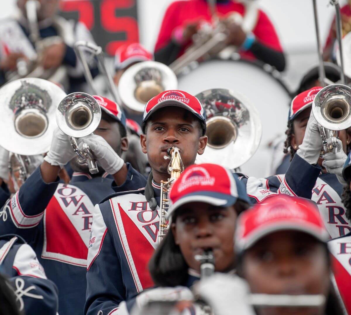 Howard Homecoming band playing